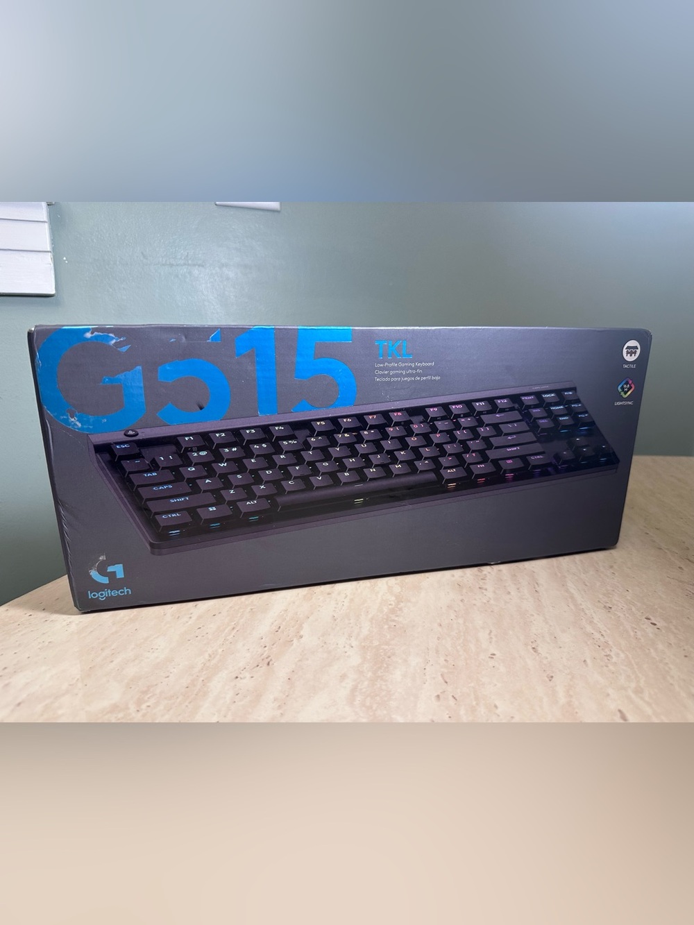 NEW Logitech G515 TKL Wired Tactile Gaming Keyboard Lightsync RGB